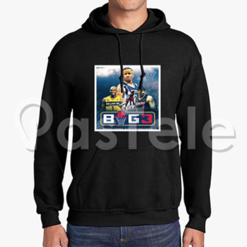 BIG3 Custom Unisex Hooded Crew Hoodies Hoodie Cotton Polyester