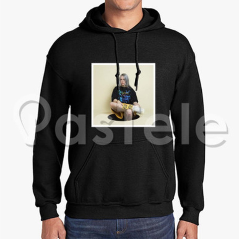 Billie Eilish Custom Unisex Hooded Crew Hoodies Hoodie Cotton Polyester