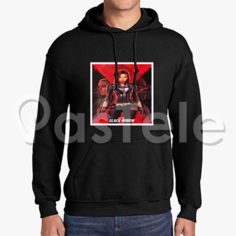 Black Widow Custom Unisex Hooded Crew Hoodies Hoodie Cotton Polyester
