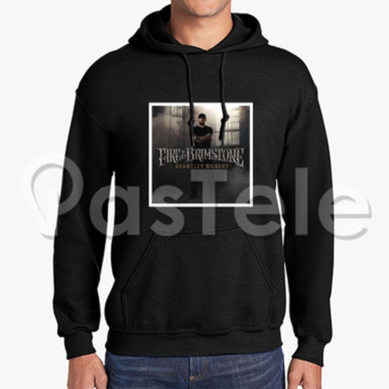 Brantley Gilbert Fire Brimstone Custom Unisex Hooded Crew Hoodies Hoodie Cotton Polyester