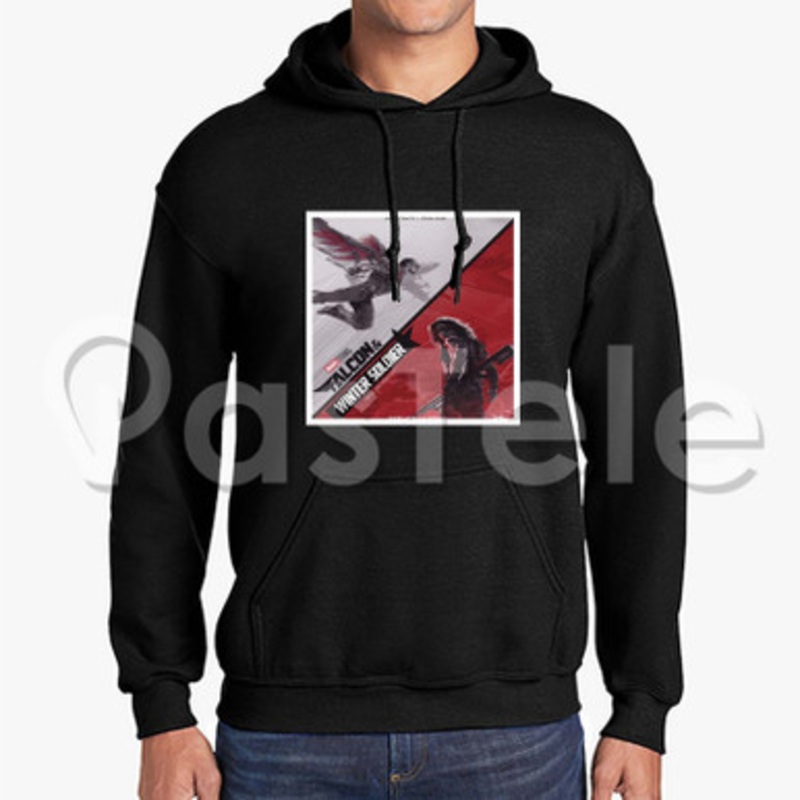 falcon and winter soldier Custom Unisex Hooded Crew Hoodies Hoodie Cotton Polyester