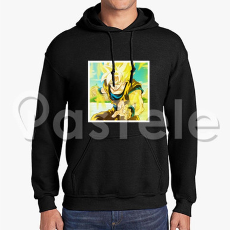 goku ssj 1 Custom Unisex Hooded Crew Hoodies Hoodie Cotton Polyester
