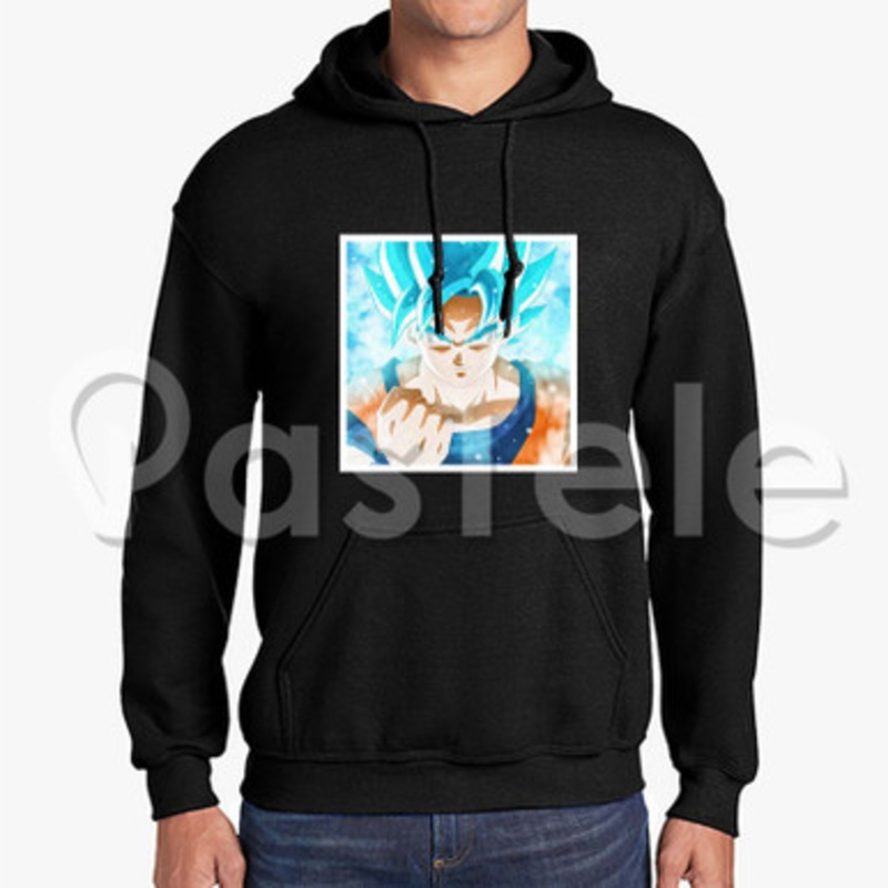 goku super saiyan blue Custom Unisex Hooded Crew Hoodies Hoodie Cotton Polyester