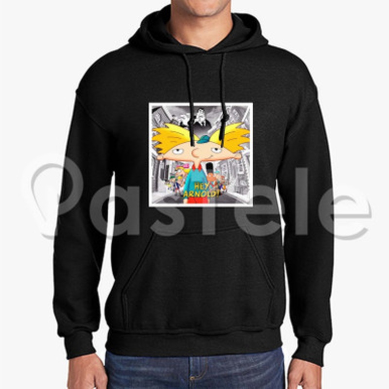 Hey Arnold Custom Unisex Hooded Crew Hoodies Hoodie Cotton Polyester