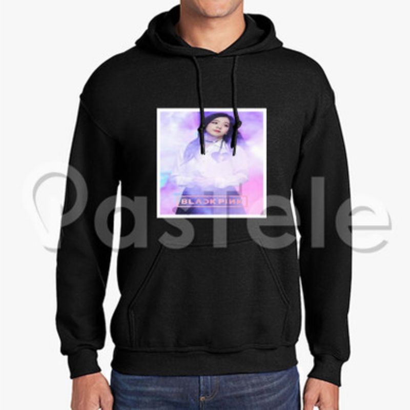 Jisoo Black Pink Custom Unisex Hooded Crew Hoodies Hoodie Cotton Polyester