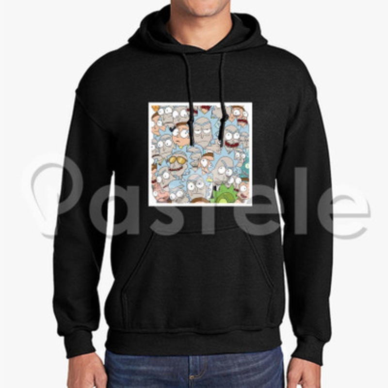 Rick and Morty Outnumbered Custom Unisex Hooded Sweatshirt Crew Hoodies Hoodie Cotton Jacket Polyester