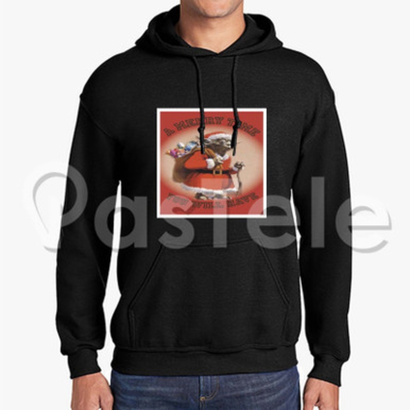 Star Wars Saga Yoda Merry Time Custom Unisex Hooded Sweatshirt Crew Hoodies Hoodie Cotton Jacket Polyester