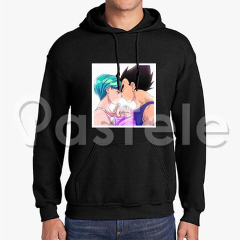 vegeta and bulma Custom Unisex Hooded Sweatshirt Crew Hoodies Hoodie Cotton Jacket Polyester