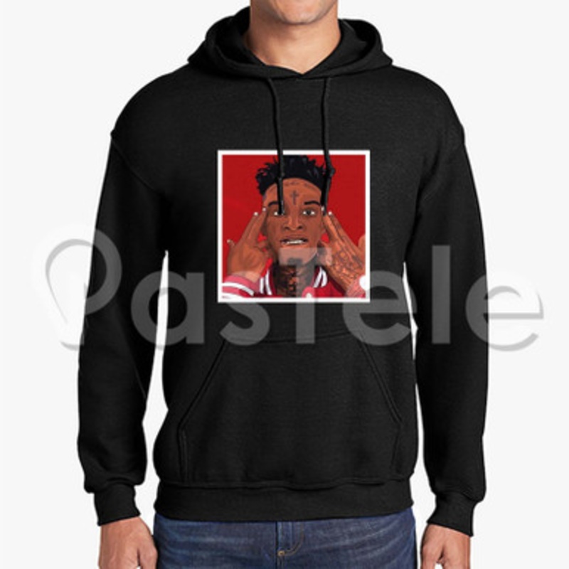 21 savage Custom Unisex Hooded Crew Hoodies Hoodie Cotton Polyester