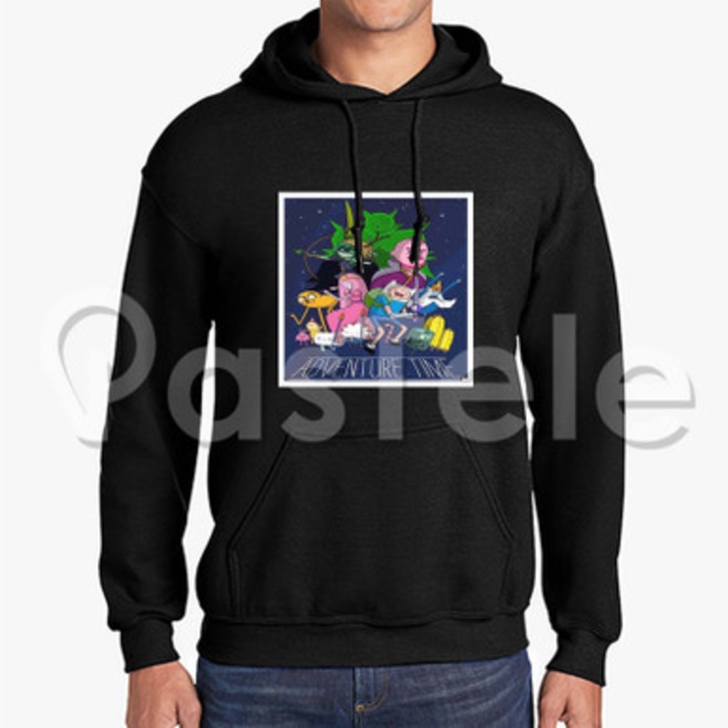 Adventure Time Come Along With Me Custom Unisex Hooded Crew Hoodies Hoodie Cotton Polyester