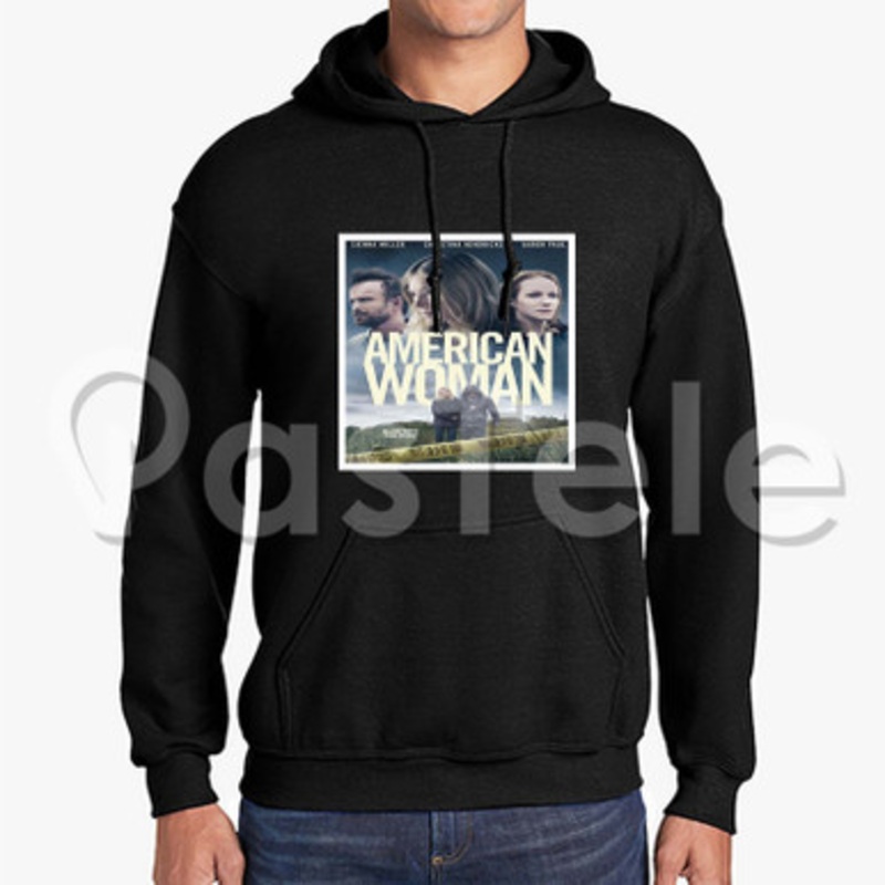 American Woman Custom Unisex Hooded Crew Hoodies Hoodie Cotton Polyester