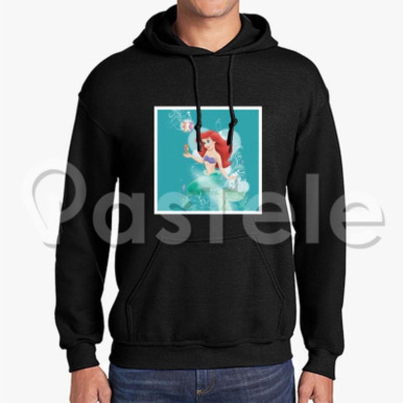 ariel the little mermaid Custom Unisex Hooded Crew Hoodies Hoodie Cotton Polyester