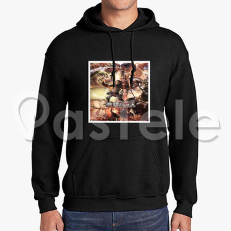 Attack On Titan Season 3 2 Custom Unisex Hooded Crew Hoodies Hoodie Cotton Polyester