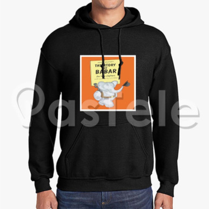 Babar The Elephant Custom Unisex Hooded Crew Hoodies Hoodie Cotton Polyester