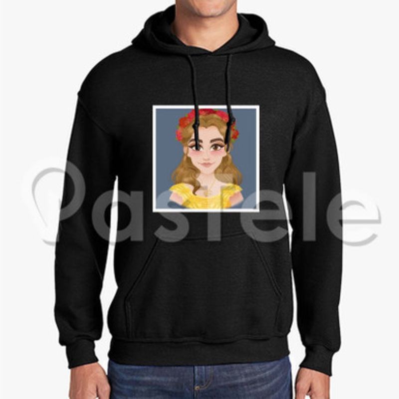 Belle Beauty and The Beast Custom Unisex Hooded Crew Hoodies Hoodie Cotton Polyester