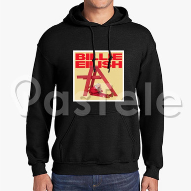Billie Eilish dont smile at me Custom Unisex Hooded Crew Hoodies Hoodie Cotton Polyester