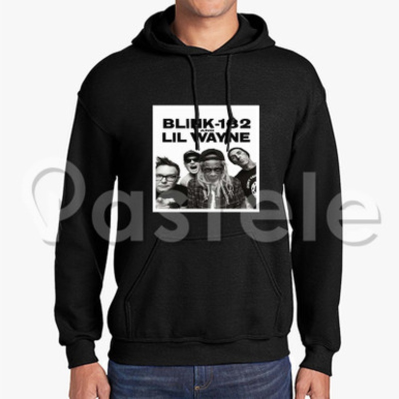 Blink 182 and Lil Wayne Custom Unisex Hooded Crew Hoodies Hoodie Cotton Polyester