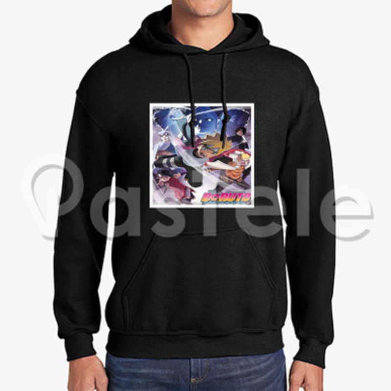 Boruto Naruto Next Generations Custom Unisex Hooded Crew Hoodies Hoodie Cotton Polyester