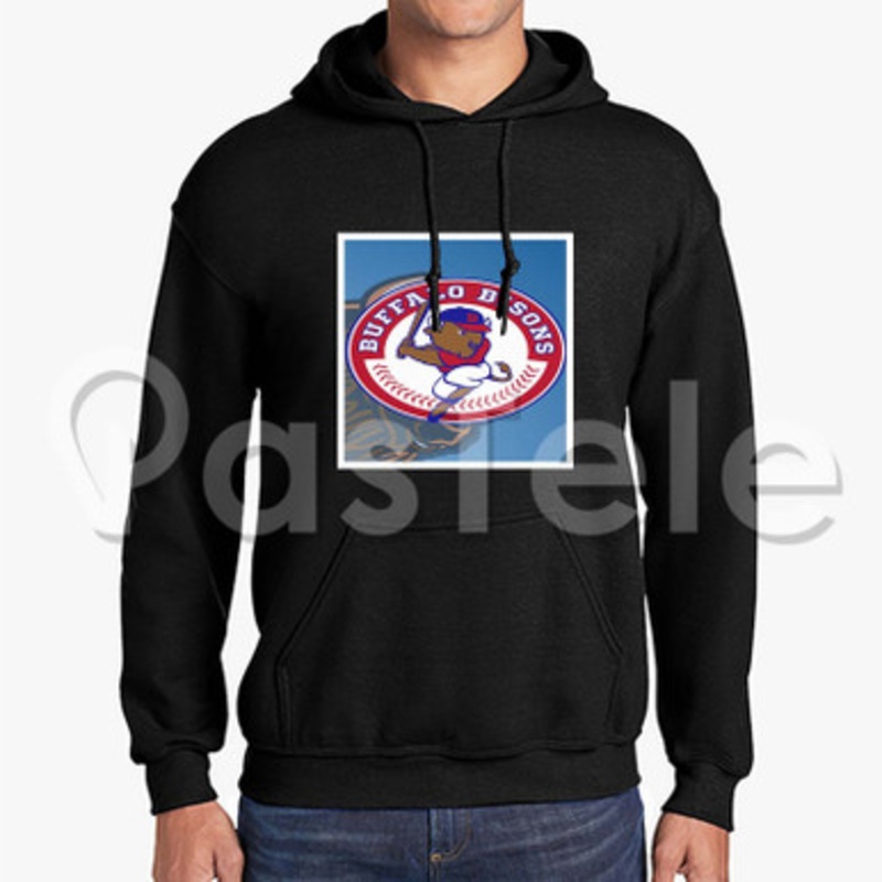 Buffalo Bisons Custom Unisex Hooded Crew Hoodies Hoodie Cotton Polyester