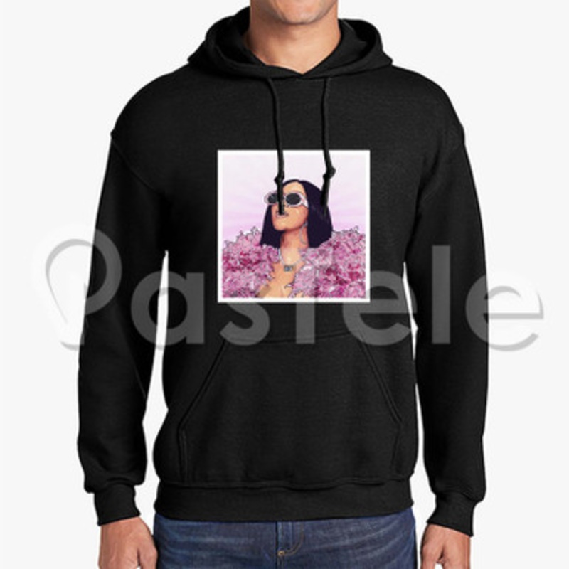 cardi b Custom Unisex Hooded Crew Hoodies Hoodie Cotton Polyester