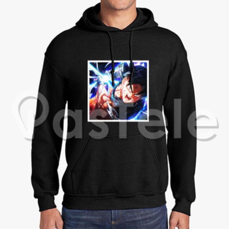 DBZ Goku Ultra Instinct Custom Unisex Hooded Crew Hoodies Hoodie Cotton Polyester