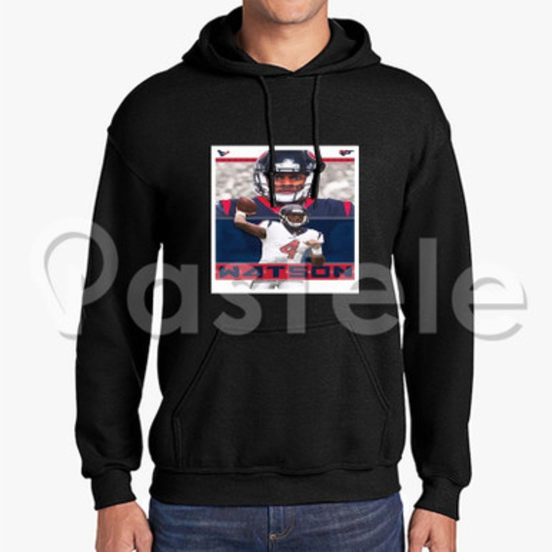 Deshaun Watson NFL Houston Texans Custom Unisex Hooded Crew Hoodies Hoodie Cotton Polyester