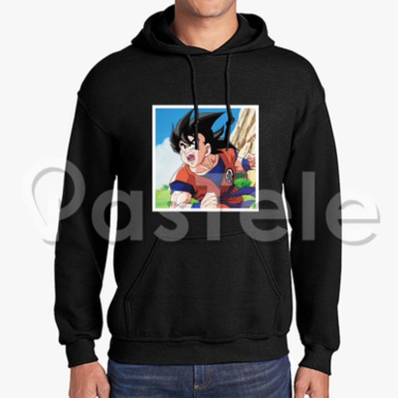 Goku dragon ball z Custom Unisex Hooded Crew Hoodies Hoodie Cotton Polyester
