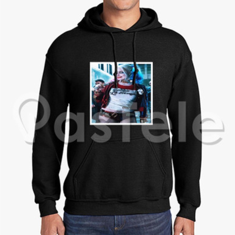 Harley Quinn Custom Unisex Hooded Crew Hoodies Hoodie Cotton Polyester