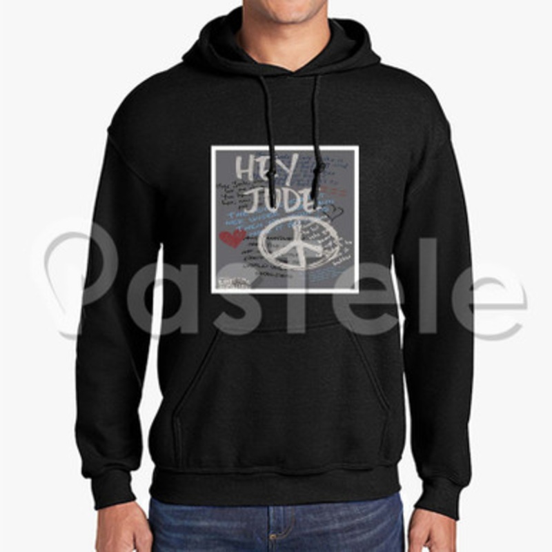Hey Jude John Lennon And Paul Mc Cartney Custom Unisex Hooded Crew Hoodies Hoodie Cotton Polyester