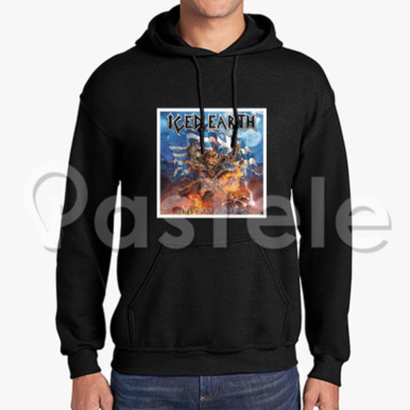 Iced Earth Alive In Athens Custom Unisex Hooded Crew Hoodies Hoodie Cotton Polyester