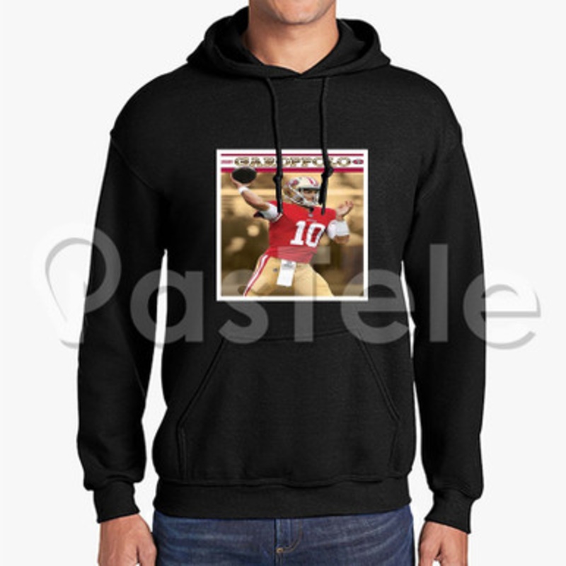 Jimmy Garoppolo NFL San Francisco 49ers Custom Unisex Hooded Crew Hoodies Hoodie Cotton Polyester