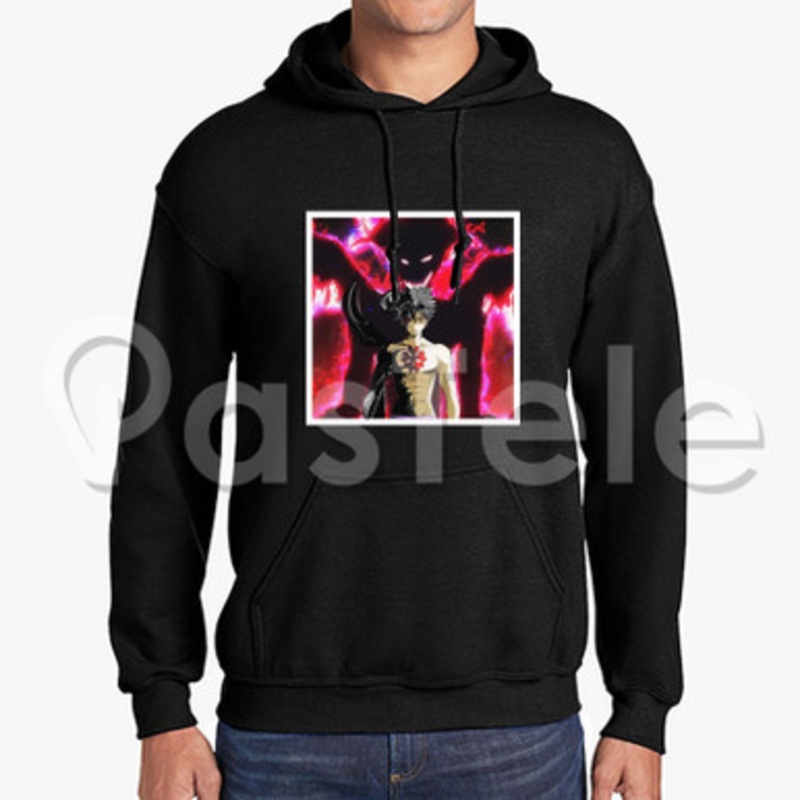 Black Clover Custom Unisex Hooded Crew Hoodies Hoodie Cotton Polyester