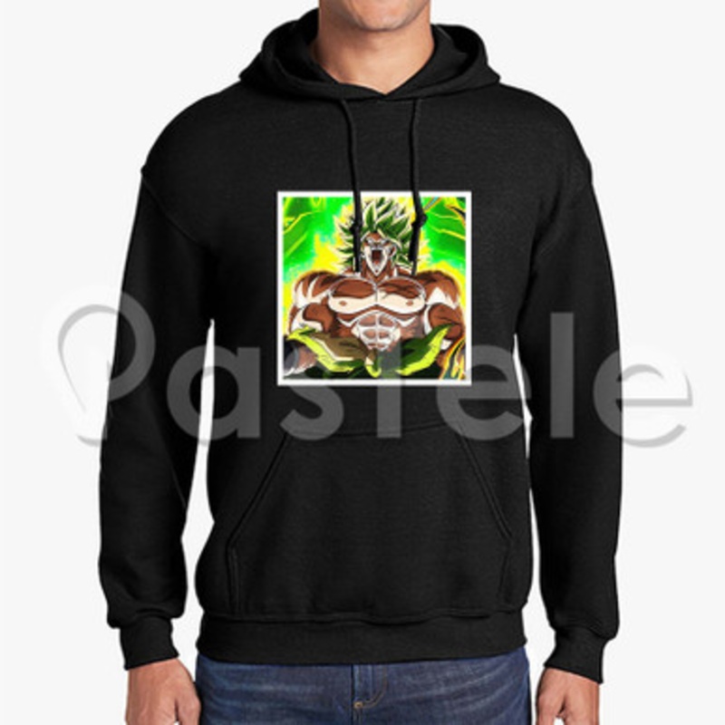 broly dragon ball super Custom Unisex Hooded Crew Hoodies Hoodie Cotton Polyester