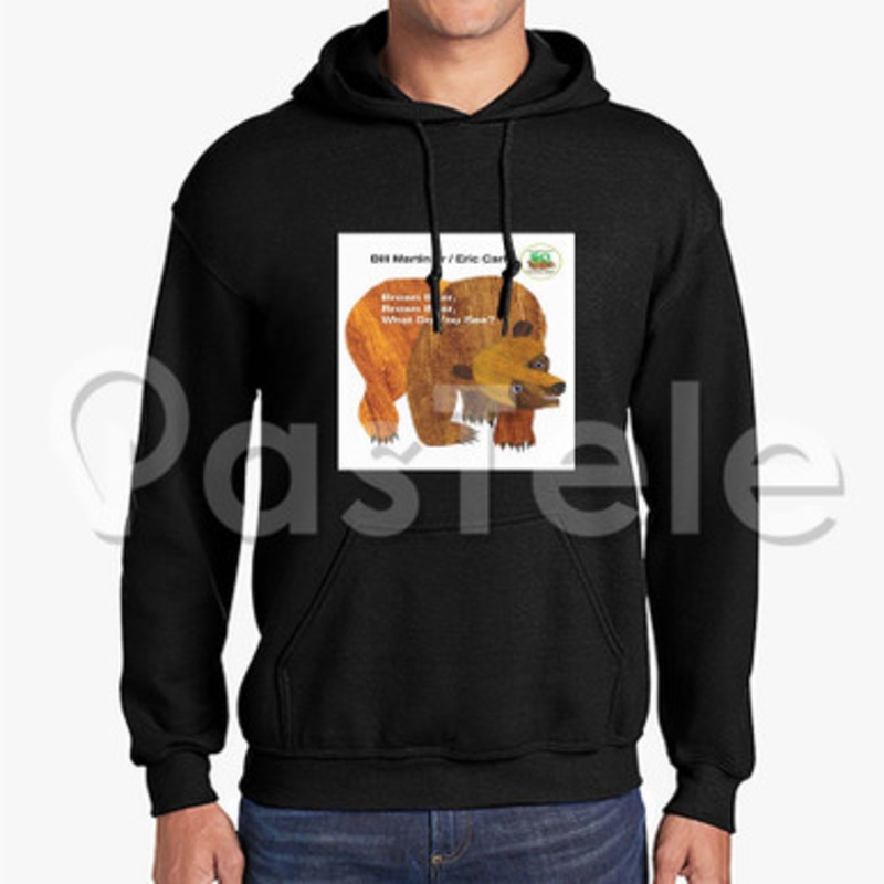 Brown Bear Brown Bear Custom Unisex Hooded Crew Hoodies Hoodie Cotton Polyester