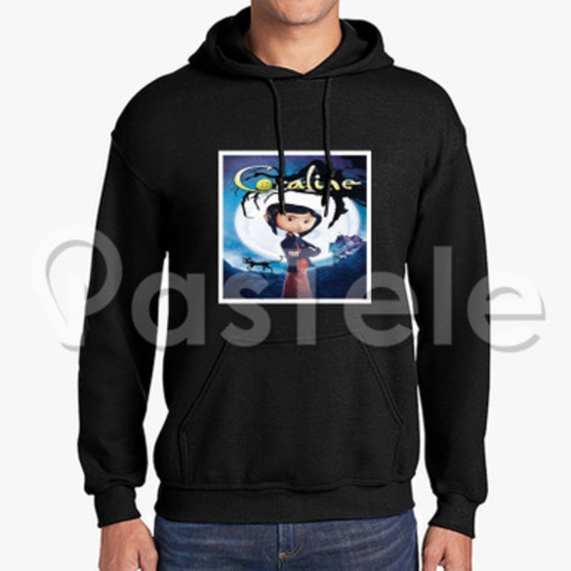Coraline Custom Unisex Hooded Crew Hoodies Hoodie Cotton Polyester