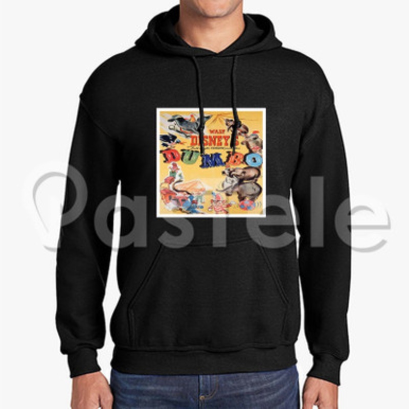 Disney Dumbo Classic Custom Unisex Hooded Crew Hoodies Hoodie Cotton Polyester