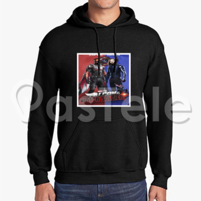 Falcon and Winter Soldier 2 Custom Unisex Hooded Crew Hoodies Hoodie Cotton Polyester