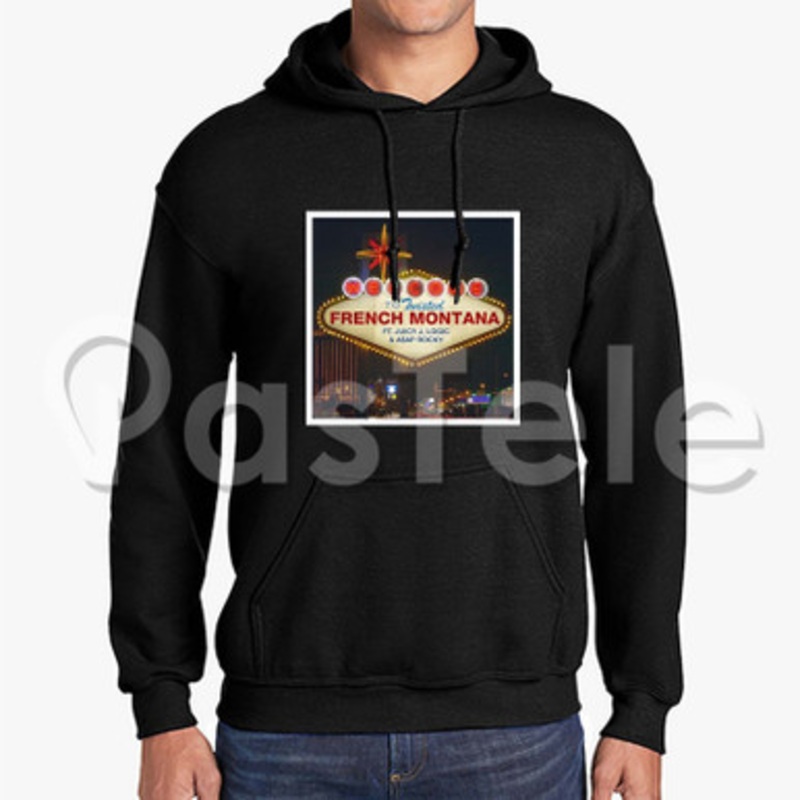 French Montana Twisted Custom Unisex Hooded Crew Hoodies Hoodie Cotton Polyester