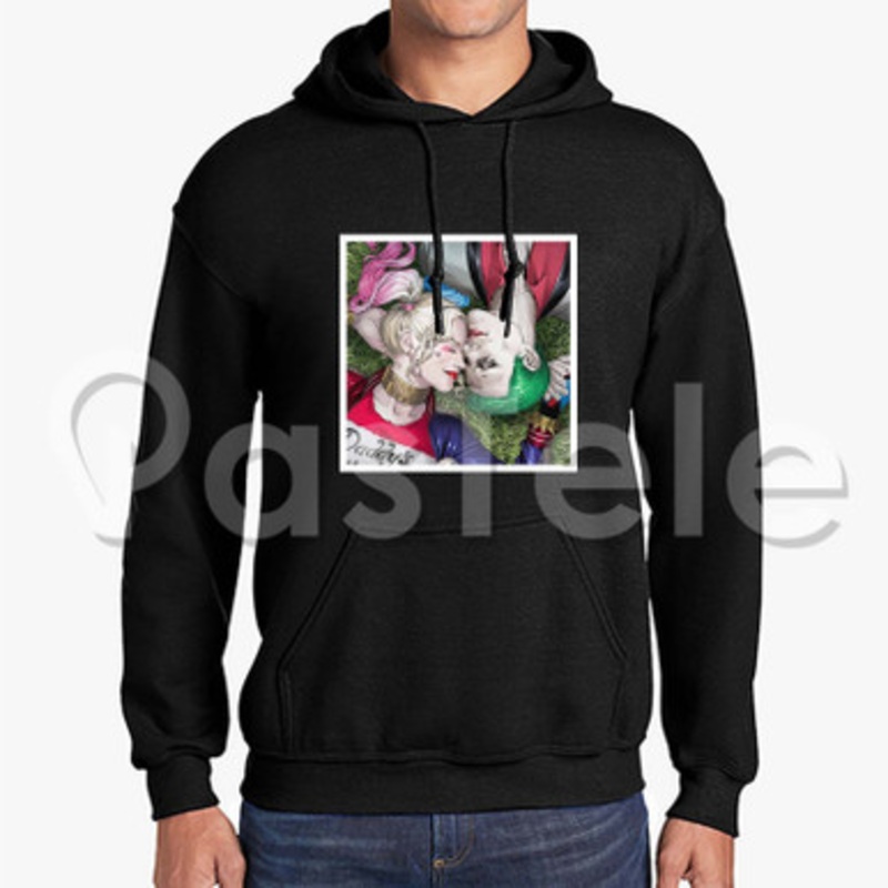 Harley Quinn and Joker Custom Unisex Hooded Crew Hoodies Hoodie Cotton Polyester