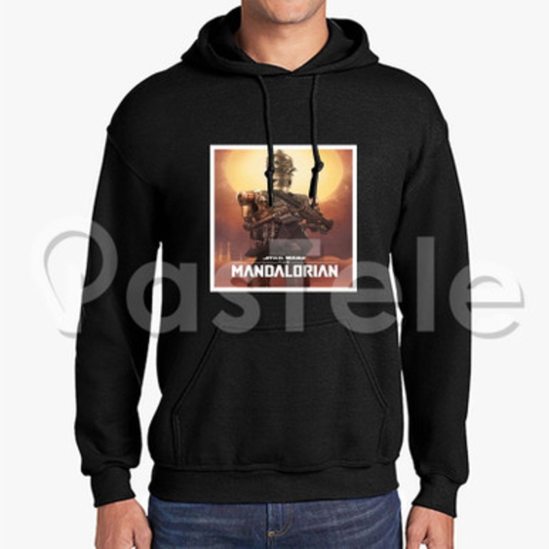 IG 11 Star Wars The Mandalorian Custom Unisex Hooded Crew Hoodies Hoodie Cotton Polyester