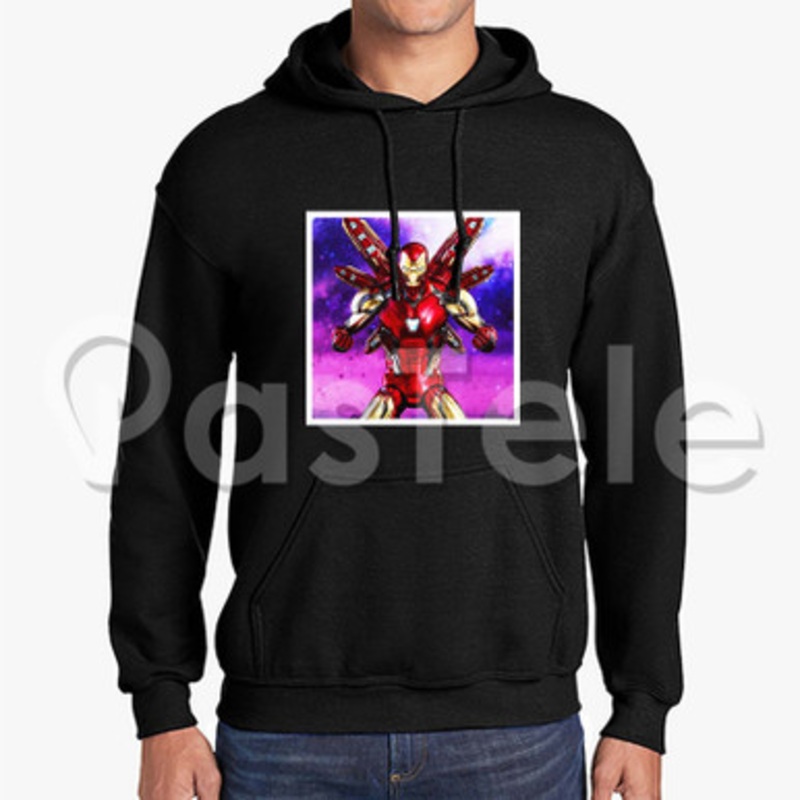 Iron Man avengers endgame Custom Unisex Hooded Crew Hoodies Hoodie Cotton Polyester