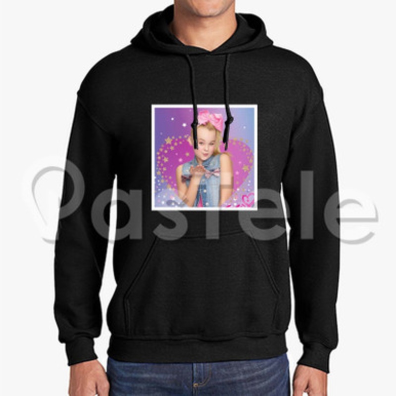 jojo siwa 3 Custom Unisex Hooded Crew Hoodies Hoodie Cotton Polyester