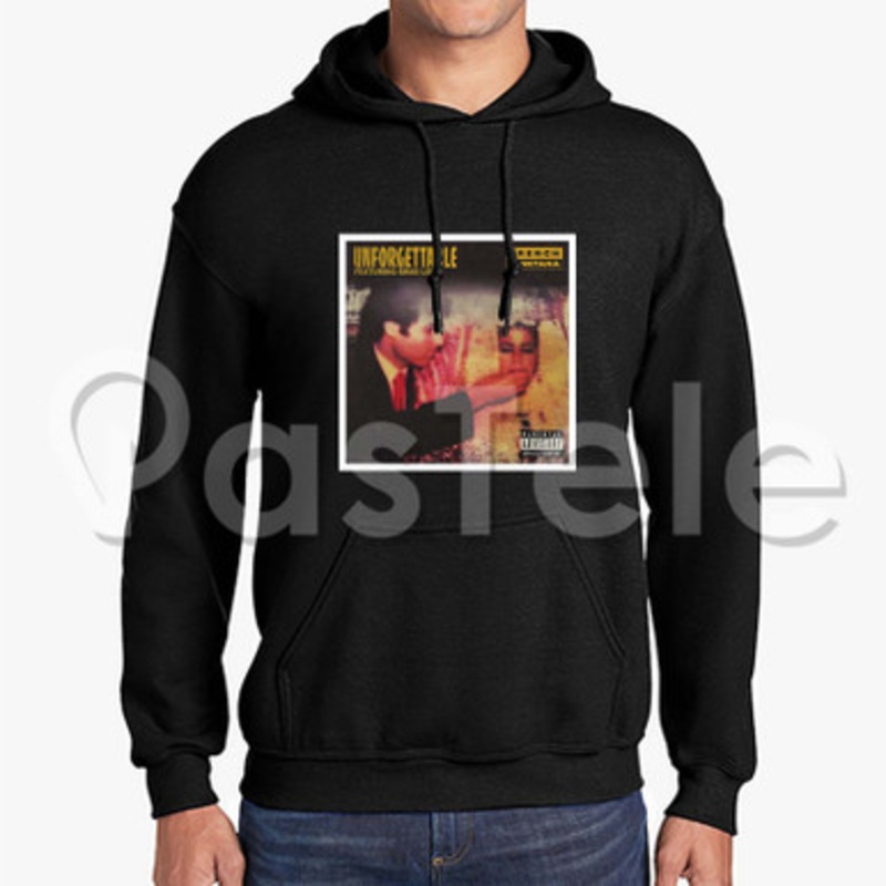 Unforgettable by French Montana Custom Unisex Hooded Sweatshirt Crew Hoodies Hoodie Cotton Polyester