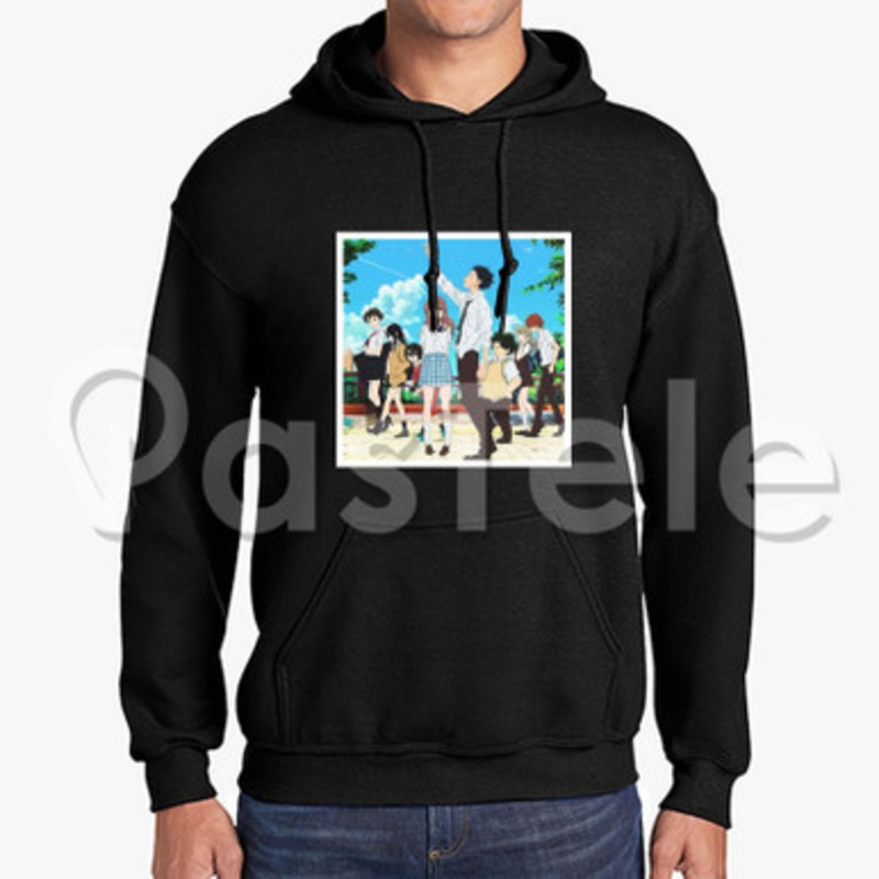 A Silent Voice Custom Unisex Hooded Sweatshirt Crew Hoodies Hoodie Cotton Polyester