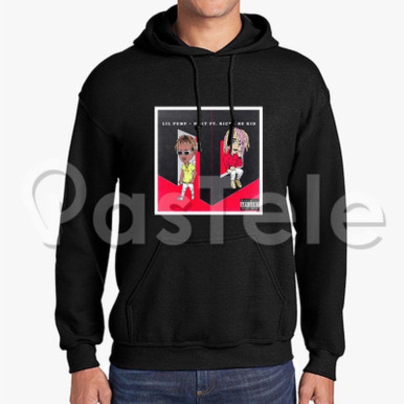 Next Lil Pump Feat Rich The Kid Custom Unisex Hooded Sweatshirt Crew Hoodies Hoodie Cotton Polyester