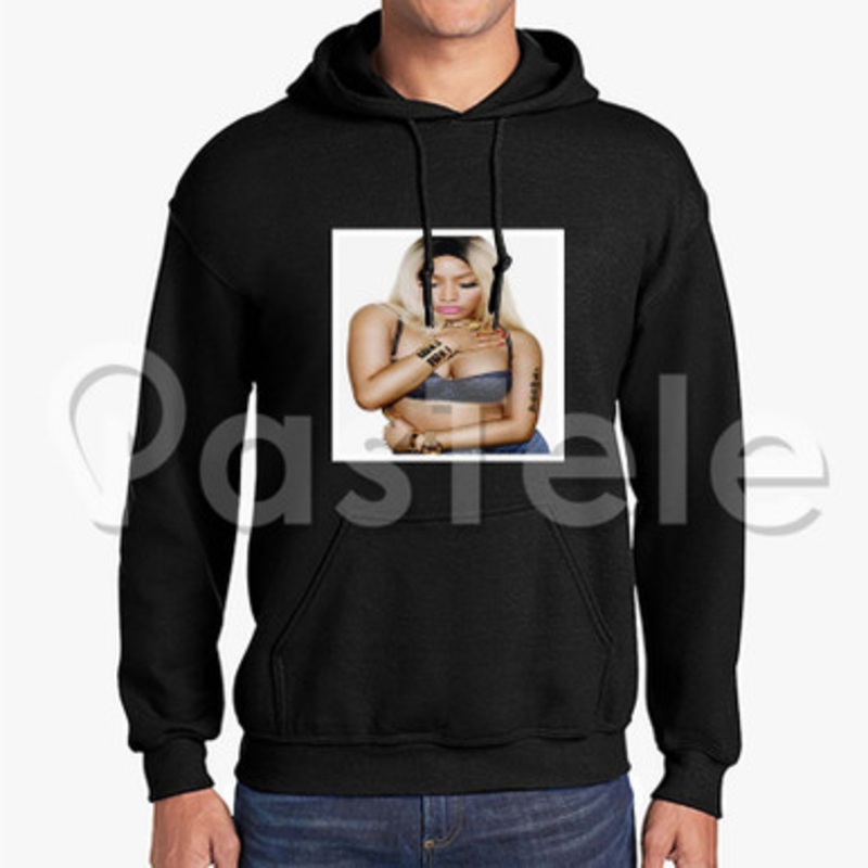 Nicki Minaj Custom Unisex Hooded Sweatshirt Crew Hoodies Hoodie Cotton Black White Polyester