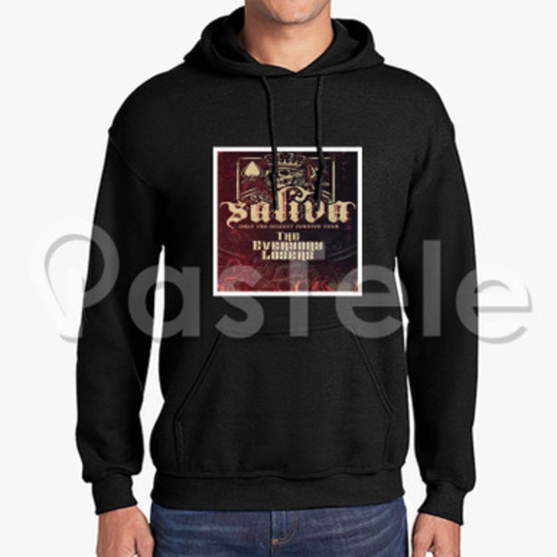 Saliva Custom Unisex Hooded Sweatshirt Crew Hoodies Hoodie Cotton Polyester