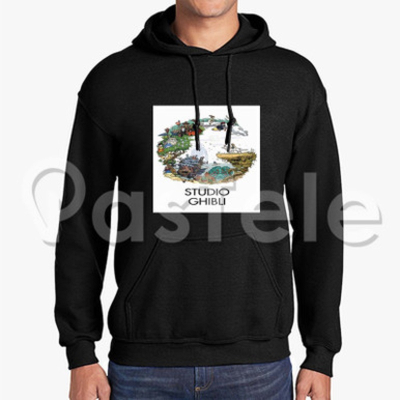 Studio Ghibli Tribute Custom Unisex Hooded Sweatshirt Crew Hoodies Hoodie Cotton Polyester