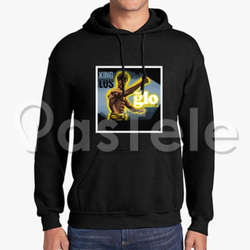 The Glo King Los Custom Unisex Hooded Sweatshirt Crew Hoodies Hoodie Cotton Polyester