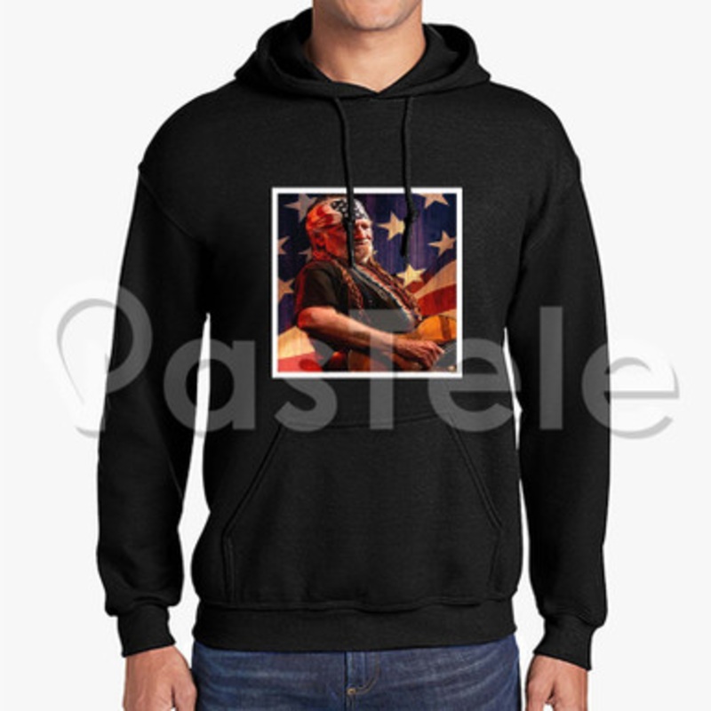 Willie Nelson Custom Unisex Hooded Sweatshirt Crew Hoodies Hoodie Cotton Polyester